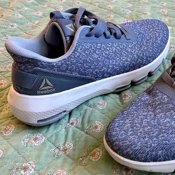 REEBOK CLOUDRIDE DMX 4 Indigo Denim Cheetah Print Walking Shoes Women’s 7.5 - Picture 7 of 14